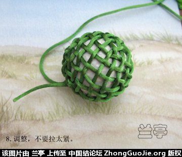 351. 中国结-小球两款编结法图解分享