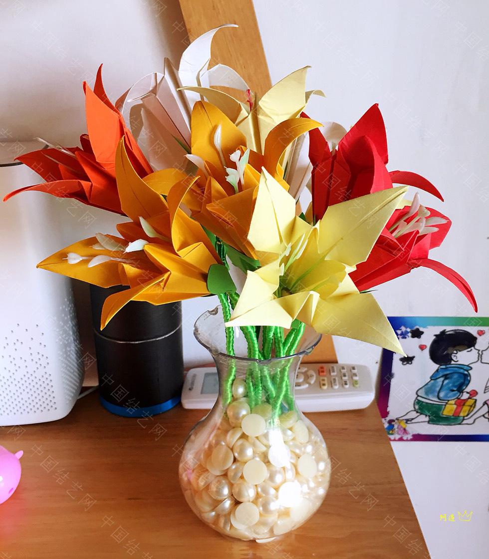 中国结论坛 折纸百合花 折纸,百合,百合花,满天星折法,百合花大全步骤