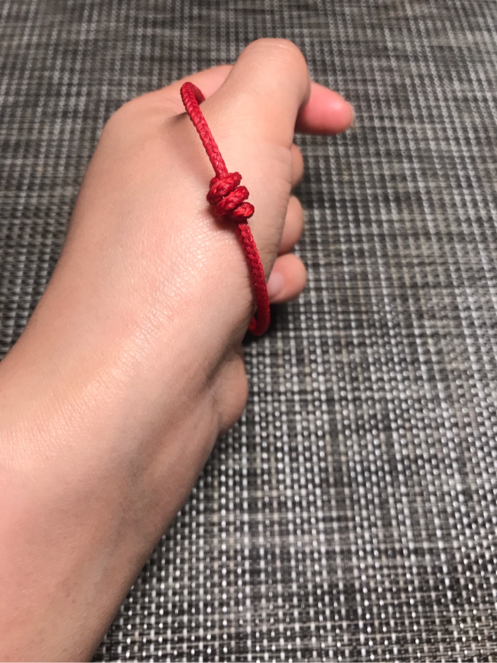 中国结论坛 秘鲁结转运红绳 二根绳子各种编法图解,秘鲁结手链的编法
