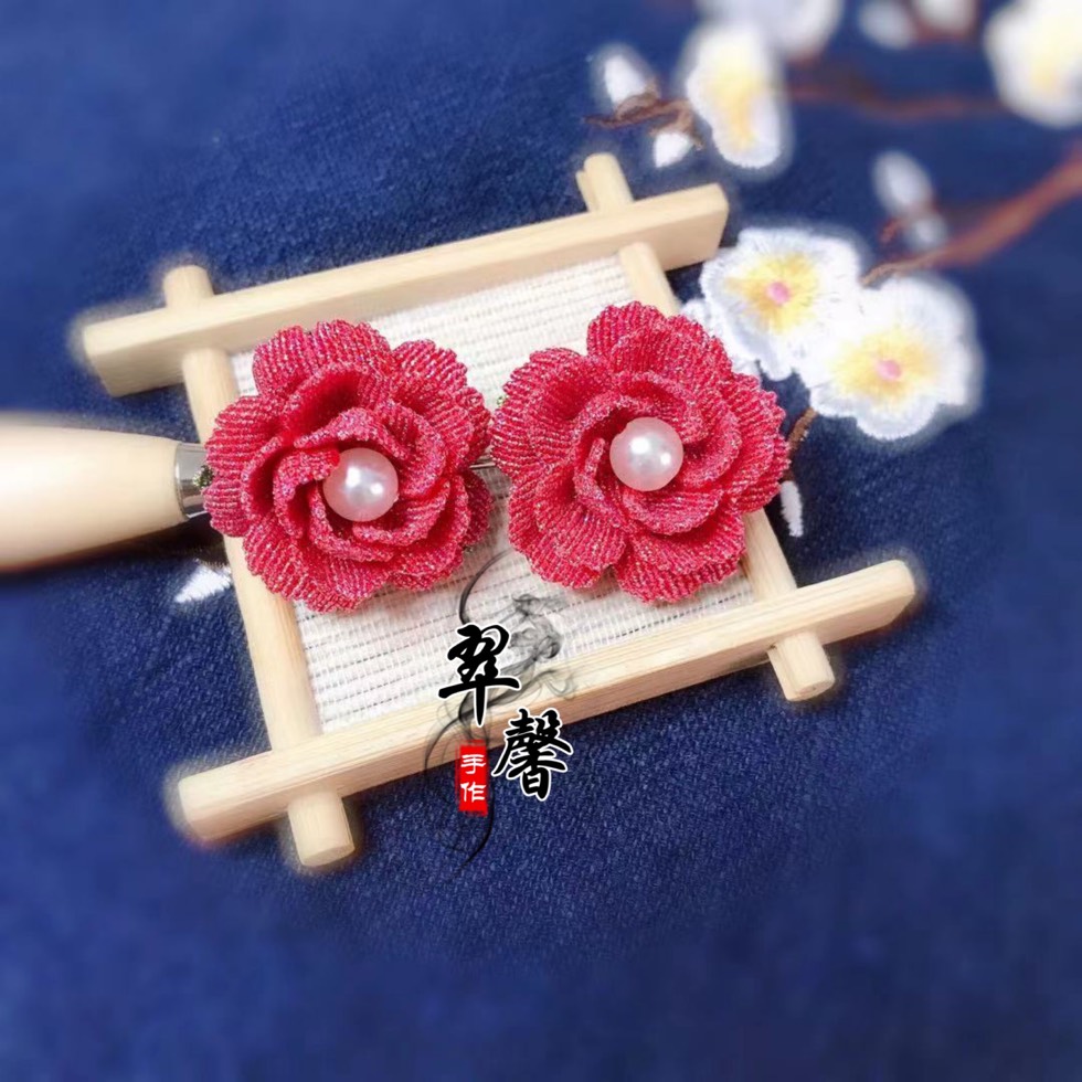 客订牡丹花完成-编法图解-作品展示-中国结论坛
