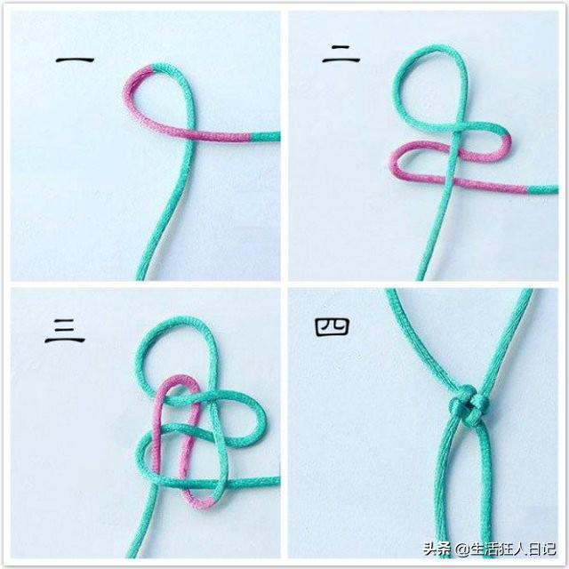 手工编绳，想自己动手做个中国结？简单的编织方法，新手轻松入门