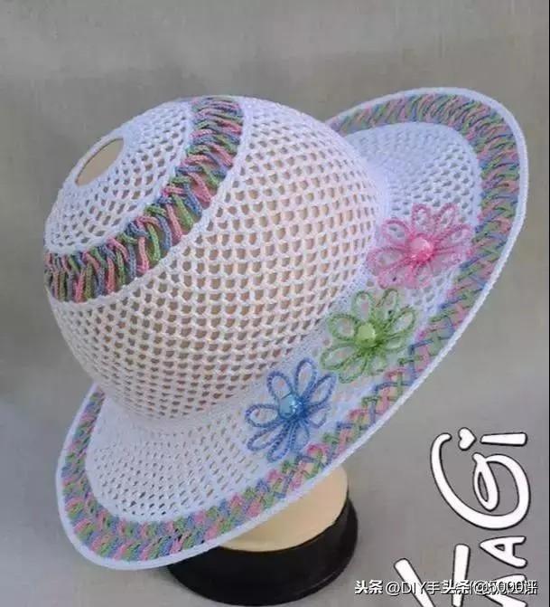 今年夏天流行这样的手编凉帽，太美了