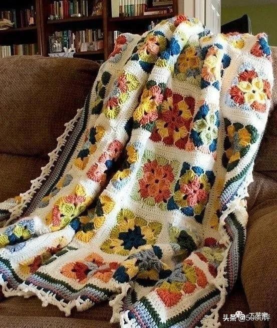 精美的手编毛线毯子，一看就喜欢
