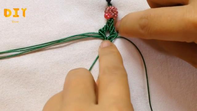 手工绳编系列，带你学习如何用蜡线编织圣诞树挂件（图解2-1）
