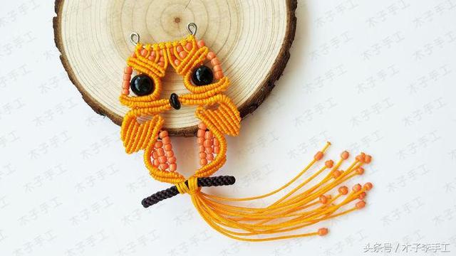 可爱猫头鹰的编织方法超详细图解