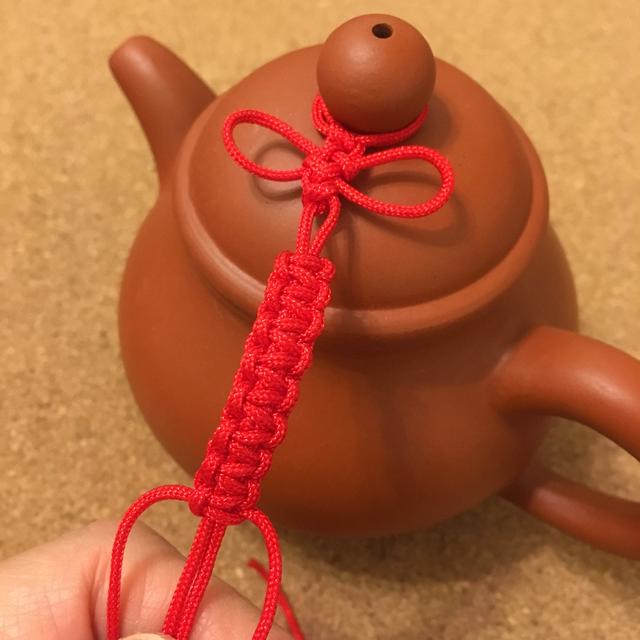 自己动手DIY为小茶壶编个连接绳(1)