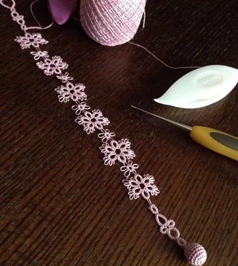 一根细线编出来的精美饰品，是编织还是编绳？DIY手工梭编
