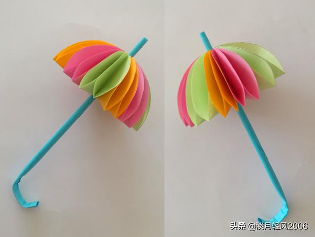 幼儿园手工小雨伞怎么制作儿童纸雨伞制作方法