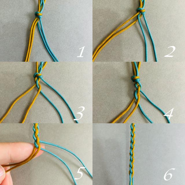 结绳教程——股辫编制