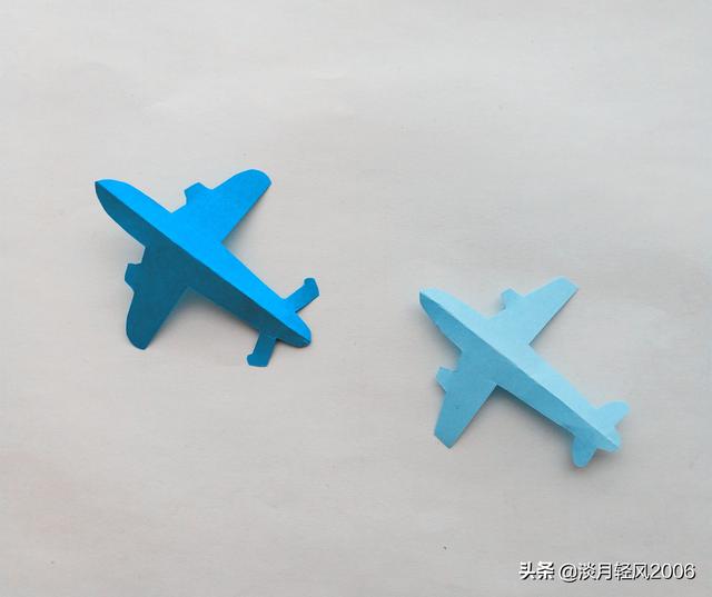 亲子手工飞机做法剪纸飞机步骤教程