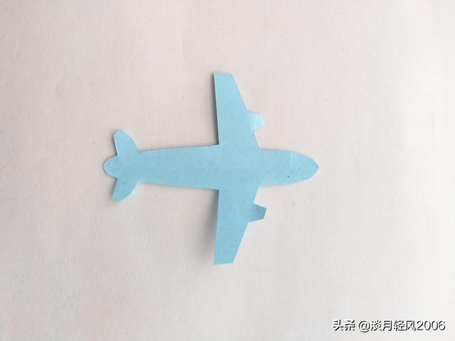亲子手工飞机做法剪纸飞机步骤教程