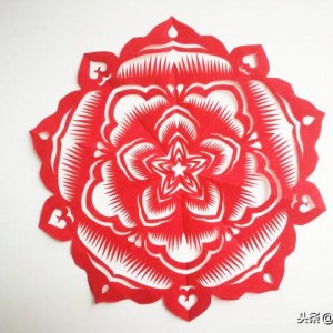 新春窗花图案剪纸,简单春节窗花剪法教程