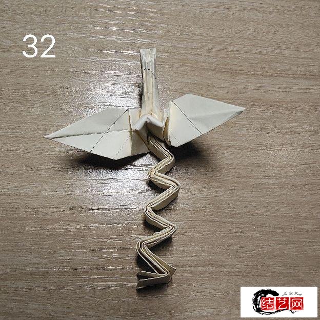 折纸凤凰详细折法步骤图片,教您手工折立体凤凰