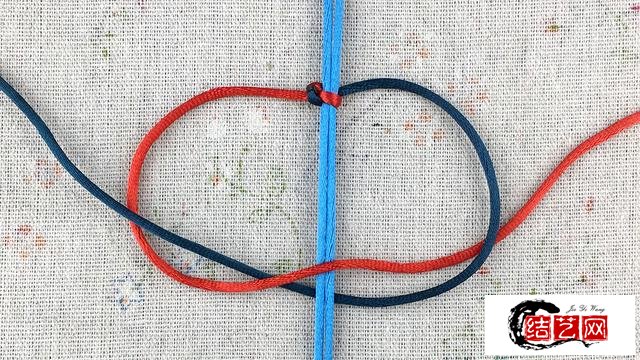 本命年红绳手链编法图解,简单平结手链编织教程