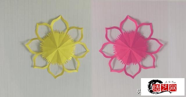 八瓣花剪纸教程图解,教你幼儿剪纸窗花步骤-折纸大全