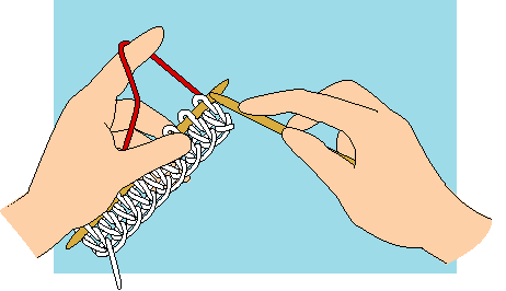 编织毛衣起针方法、棒针起针基础教程图解
