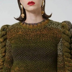 时尚设计的棒针编织毛衣，给你编织灵感