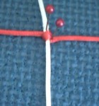斜卷结的另一种编法(很适合绕线很长的斜卷结的编结)