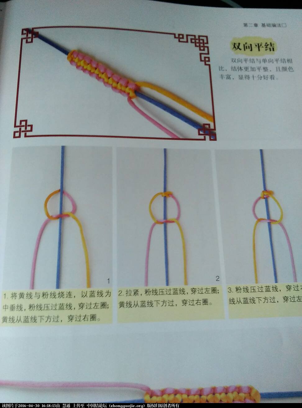 平结绳子编法大全图片