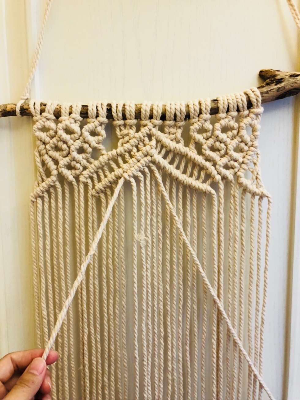 粗棉线编织作品图片