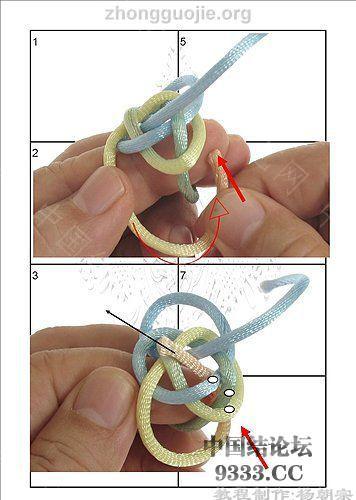一根红绳戒指编法图解图片