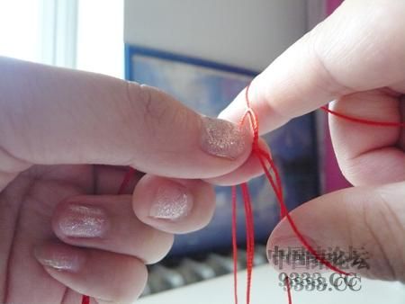 中国结论坛 三生绳三层红绳手链的编法（多图） 手链 图文教程区 46ef80cfaadd3d1565a3b6021e2bdcc212
