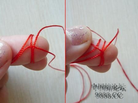 中国结论坛 三生绳三层红绳手链的编法（多图） 手链 图文教程区 46ef80cfaadd3d1565a3b6021e2bdcc27