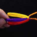 手绳编织教程：教你编织精美的三色手链，手残党也能学会