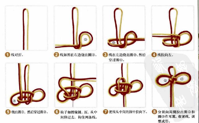 史上最全的手绳手链基本编法