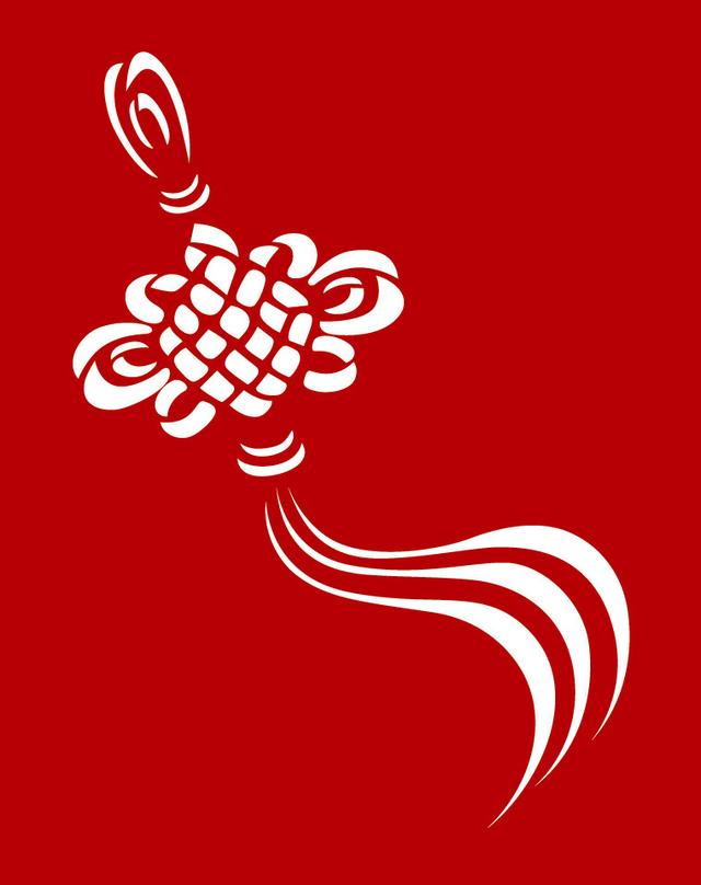 红色手机壁纸 中国结图片