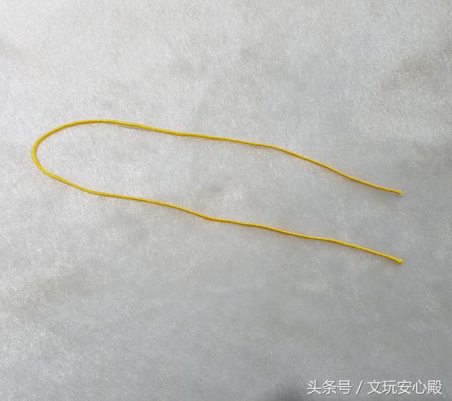 文玩菩提手串绳子:中国结之心形结图解