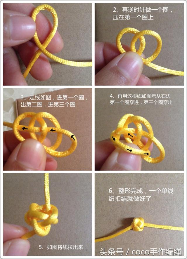 中国结立体小猴子编法图片