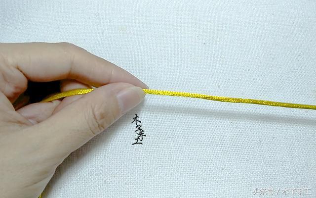 木子手工：diy紅繩編織項鏈抽拉繩的秘魯結編法，非常實用，趕緊收藏