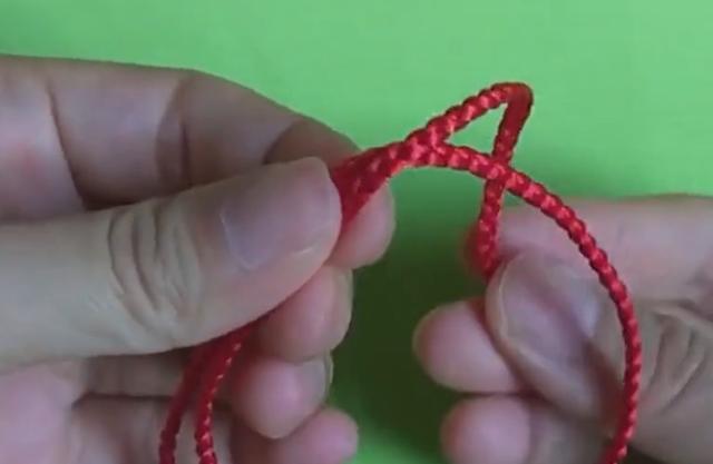 脚绳编织方法