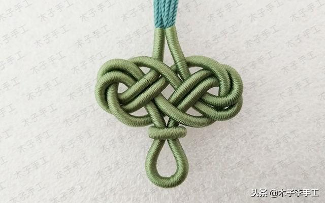 漂亮的绕线花结项链绳的编法图解