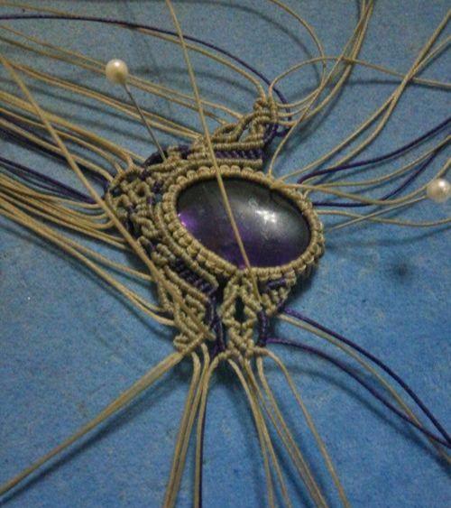 「教你编绳」灵魂修行的V型古典项链的编织过程，文玩新星