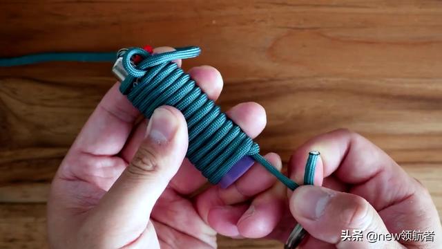 绳编——用伞绳来编织一个打火机套，超简单，超方便