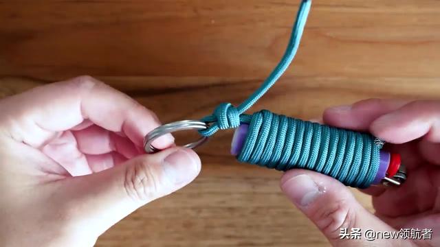 绳编——用伞绳来编织一个打火机套，超简单，超方便