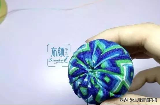 布艺葫芦香包，几个步骤简单缝制好一个小挂件，附教程