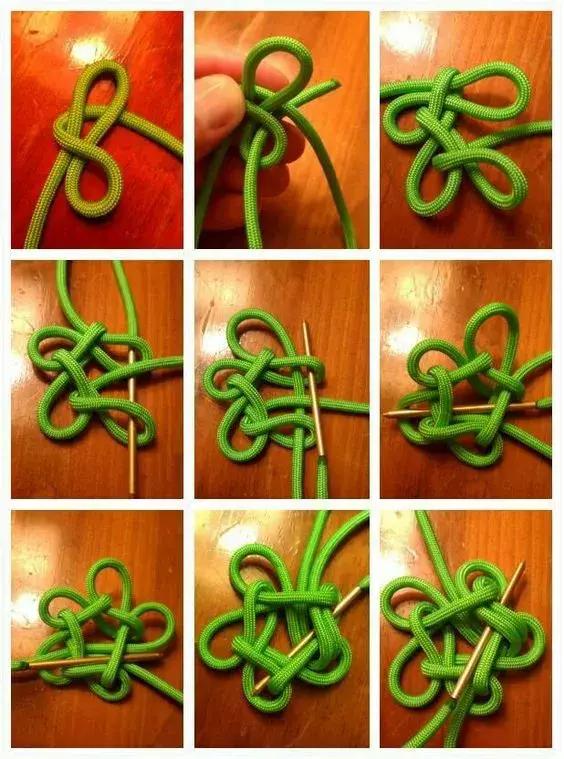 手工繩編小掛件，用幾根繩子打造起來，有用又好看！附教程