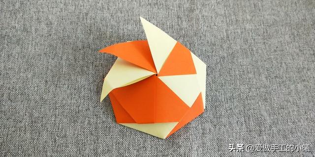 折纸教程：教你折可爱拼色小雨伞，简单好看，装饰很赞