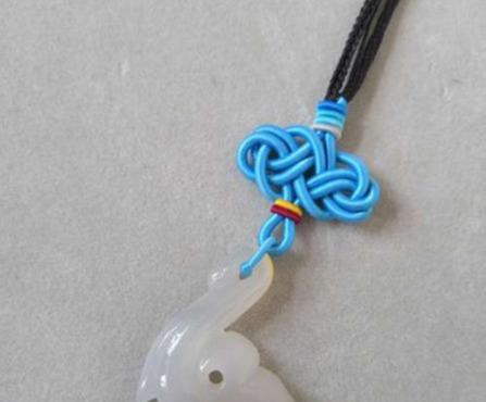 简易中国结祥云结的编织，用它做一个吊坠绳有多美？