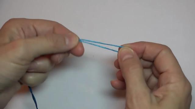 手工绳编系列，带你学习如何编织雪花形状的吊坠（图解2-1）