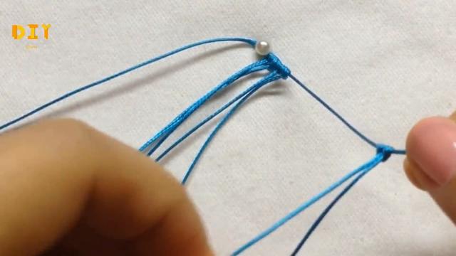 饰品编织教学，教你学习如何串珠编织耳环吊坠（图解2-1）