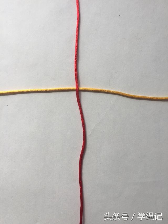 「编绳」常用基础结——方形玉米结图解
