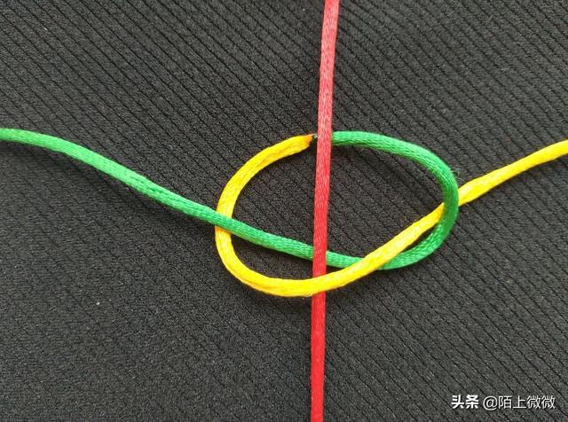 基础结之（单向/双向）平结，日常编绳常用结之一，详细教程