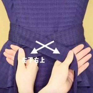 腰部蝴蝶结的系法 ，实用蝴蝶结的系法步骤亮出小蛮腰