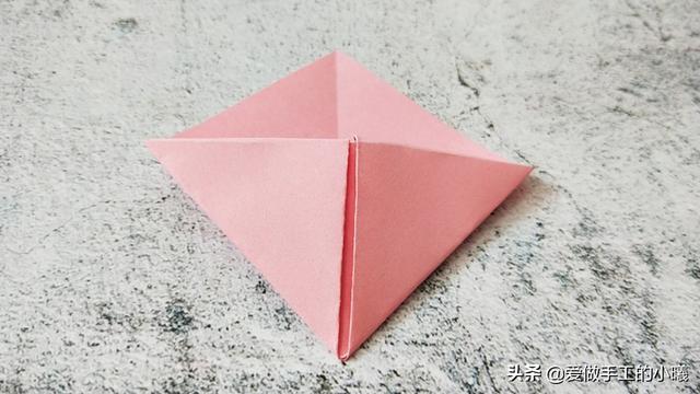 折纸教程：超可爱的西瓜书签，简单易学不废纸，还很实用