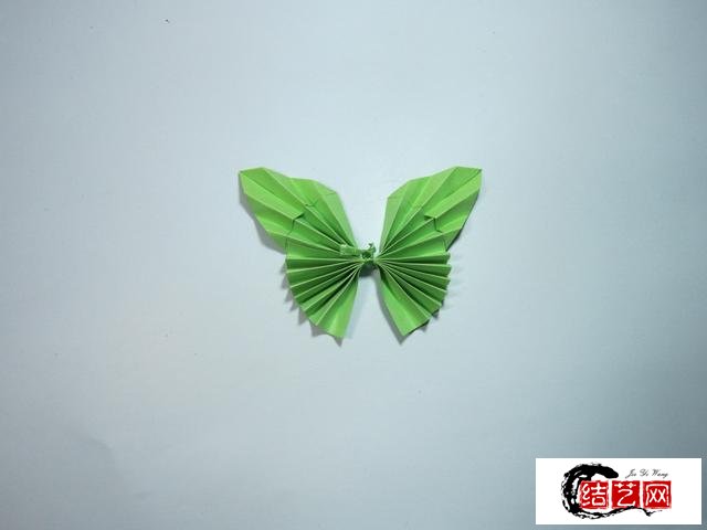 儿童手工折纸 美丽的蝴蝶折纸详细图解教程