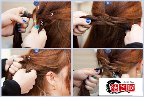 法式鱼骨辫编发方法步骤 最优雅知性的女生发型